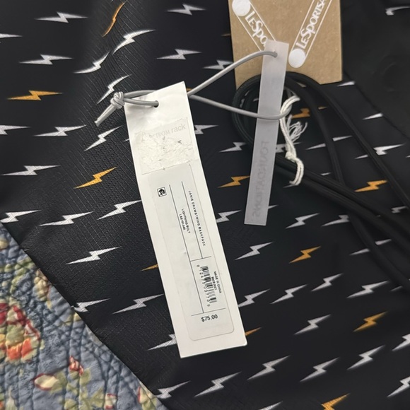 Lesportsac Drawstring Backpack with Lightening Bolts Great for Harry Potter Fan! - Picture 2 of 8